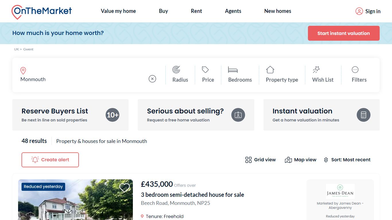 Houses for sale in Monmouth | Property & Houses to Buy | OnTheMarket