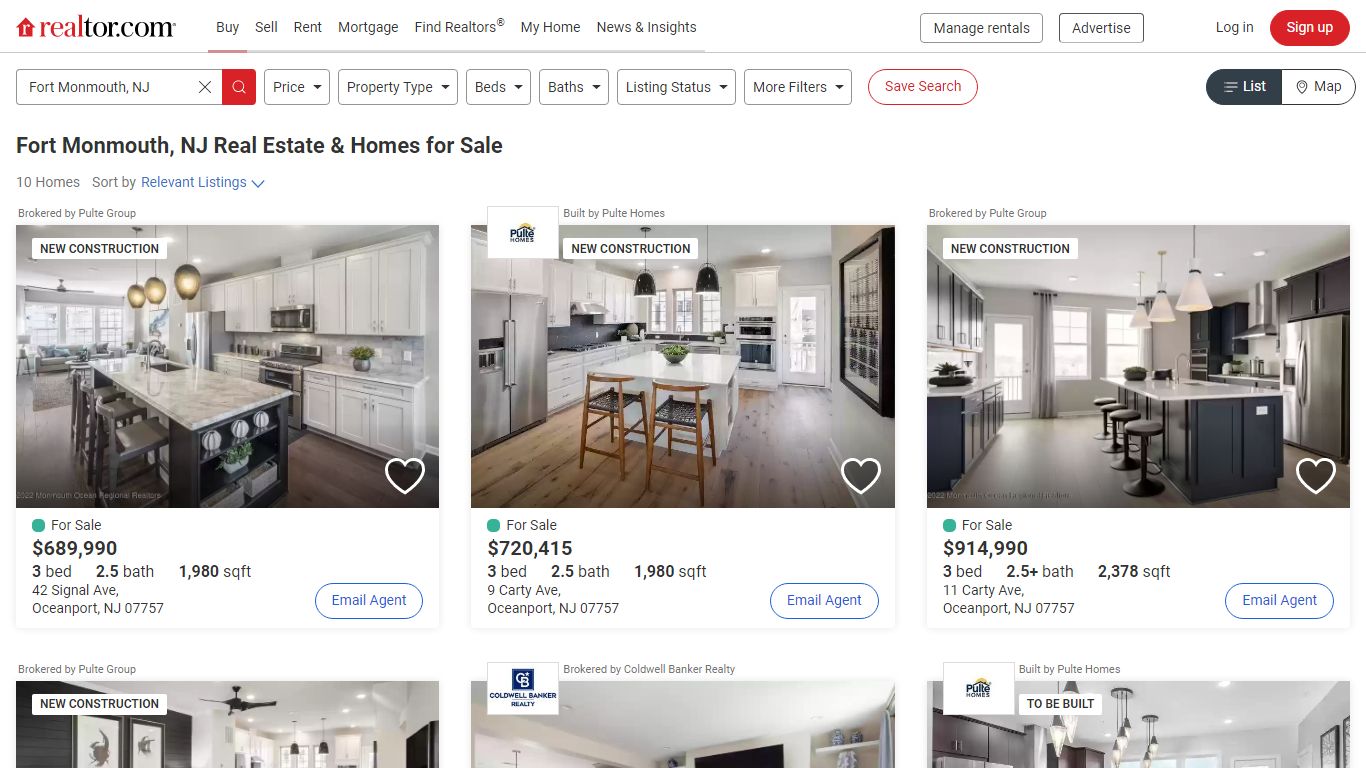 Fort Monmouth, NJ Real Estate & Homes for Sale - realtor.com®